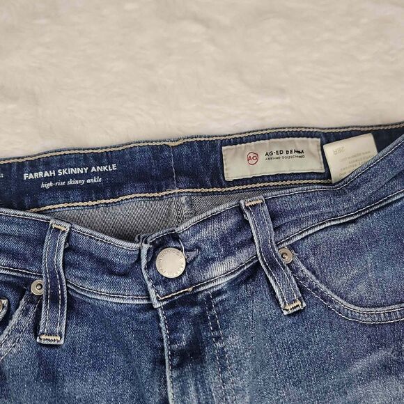 ‎AG Adriano Goldschimed Farrah Skinny Ankle Jeans - Picture 3 of 4